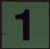 PHOTOLUMINESCENT DOOR NUMBER 1 BUILDING SIGNHEAVY DUTY / GLOW IN THE DARK "DOOR NUMBER ONE" BUILDING SIGNHEAVY DUTY