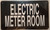 ELECTRIC METER ROOM Hpd Sign