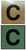 PHOTOLUMINESCENT DOOR NUMBER C SIGNAGE HEAVY DUTY / GLOW IN THE DARK "DOOR NUMBER" SIGNAGE HEAVY DUTY