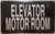 SIGN GAS METER ROOM  (Black, Aluminium rust free)