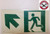 PHOTOLUMINESCENT EXIT HPD SIGN HEAVY DUTY / GLOW IN THE DARK "EXIT" HPD SIGN HEAVY DUTY
