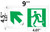 PHOTOLUMINESCENT EXIT BUILDING SIGNHEAVY DUTY / GLOW IN THE DARK "EXIT" BUILDING SIGNHEAVY DUTY