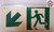 PHOTOLUMINESCENT EXIT HPD SIGN HEAVY DUTY / GLOW IN THE DARK "EXIT" HPD SIGN HEAVY DUTY