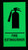 FIRE EXTINGUISHER SignPHOTOLUMINESCENT GLOW IN THE DARK HPD SIGN