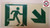 PHOTOLUMINESCENT EXIT HPD SIGN HEAVY DUTY / GLOW IN THE DARK "EXIT" HPD SIGN HEAVY DUTY