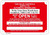 Main Control - This Valve Controls Supply, 7" high x 10" wide, Red on White  Sign