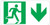 PHOTOLUMINESCENT EXIT SIGN HEAVY DUTY / GLOW IN THE DARK "EXIT" SIGN HEAVY DUTY
