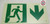 PHOTOLUMINESCENT EXIT HPD SIGN HEAVY DUTY / GLOW IN THE DARK "EXIT" HPD SIGN HEAVY DUTY