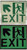 PHOTOLUMINESCENT EXIT SIGNAGE HEAVY DUTY / GLOW IN THE DARK "EXIT" SIGNAGE HEAVY DUTY