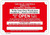 Inspector's Test - Must Be Open at All Times, in Case of, Fire Sprinkler , 10" x 7"  Fire Department Sign
