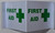 First Aid 3D Projection Sign/First Aid Hallway HPD SIGN