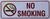 NO SMOKING Metal HPD SIGN