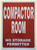FIRE DEPT SIGNAGE Compactor Room  ( Background, Reflective, Aluminium)