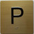 P Elevator Jamb Plate sign With Braille and raised number-Elevator PARKING floor number sign P Elevator Jamb Plate sign With Braille and raised number-Elevator PARKING floor number sign