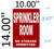 SPRINKLER ROOM SIGNAGE