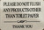 10 PCS- Please DO NOT Flush Any Products Other Than Toilet Paper Sticker/Decal