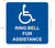 RING BELL FOR ASSISTANCE DOB SIGN