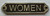 Cast Aluminum Men & Women COMPLIANCE SIGN