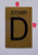 Stair and floor DOB SIGN Raised letters , Raised Image & Grade 2 Braille - Includes Red Adhesive pad for Easy Installation