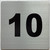 Apartment number 1O SignUNIT NUMBER 1O DOB SIGN