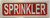 SPRINKLER SIGN