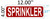SPRINKLER Hpd Sign