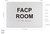 FACP ROOM / FIRE ALARM CONTROL PANEL ROOM HPD SIGN Raised letters & Grade 2 Braille - Includes Red Adhesive pad for Easy Installation