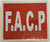 FACP SIGN