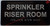 SPRINKLER RISER ROOM SAFETY SIGNRaised letters & Grade 2 Braille - Includes Red Adhesive pad for Easy Installation