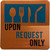 UTENSILS AVAILABLE UPON REQUEST SIGNAGE