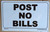 POST NO BILLS HPD SIGN
