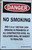 NYC NO Smoking ON JOB SITE SECTION 1404 DOB SIGN