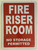 FIRE Riser Room   Sign