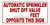 Automatic Sprinkler Shut Off Valve Sign