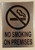 No Smoking on Premises BUILDING SIGNBRUSHED ALUMINUM 7x10)