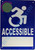 ACCESSIBLE DOB SIGN with Option to Put Contact