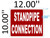 STANDPIPE CONNECTION   Fire Department Sign