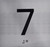 7TH Floor Elevator Jamb Plate Sign- with Braille and Raised Number-Elevator Floor Number Sign-