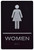Staff Restroom Sign-Tactile Signs Staff Restroom Sign-Tactile Signs
