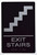 EXIT Stairs Sign-Tactile Signs