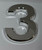 Apartment Number Sign/Mailbox Number Sign, Door Number Sign. Number 3