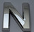 Apartment Number Sign/Mailbox Number Sign, Door Number Sign. Letter N