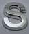 Apartment Number Sign/Mailbox Number Sign, Door Number Sign. Letter S
