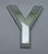 Apartment Number Sign/Mailbox Number Sign, Door Number Sign. Letter Y