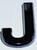 Apartment Number Sign/Mailbox Number Sign, Door Number Sign. Letter J