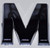 Apartment Number Sign/Mailbox Number Sign, Door Number Sign. Letter M