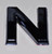 Apartment Number Sign/Mailbox Number Sign, Door Number Sign. Letter N