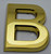 Apartment Number Sign/Mailbox Number Sign, Door Number Sign. Letter B