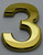 Apartment Number Sign/Mailbox Number Sign, Door Number Sign. Number 3