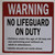 Warning, NO Life Guard ON Duty, Children Under Age 16 May NOT USE Swimming Pool Sign